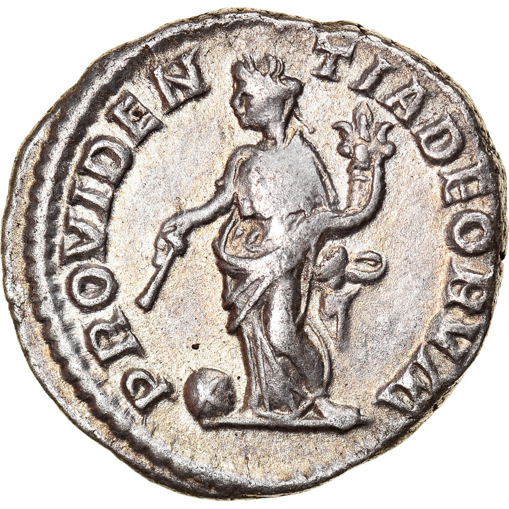 Coin, Macrinus, Denarius, 218, Roma, AU(50-53), Silver, RIC:80