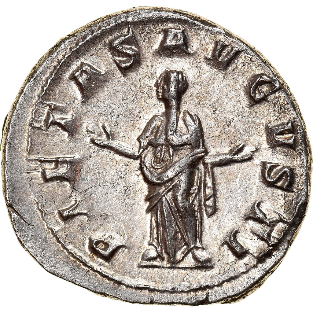 Coin, Gordian III, Denarius, 241, Roma, MS(60-62), Silver, Cohen:186