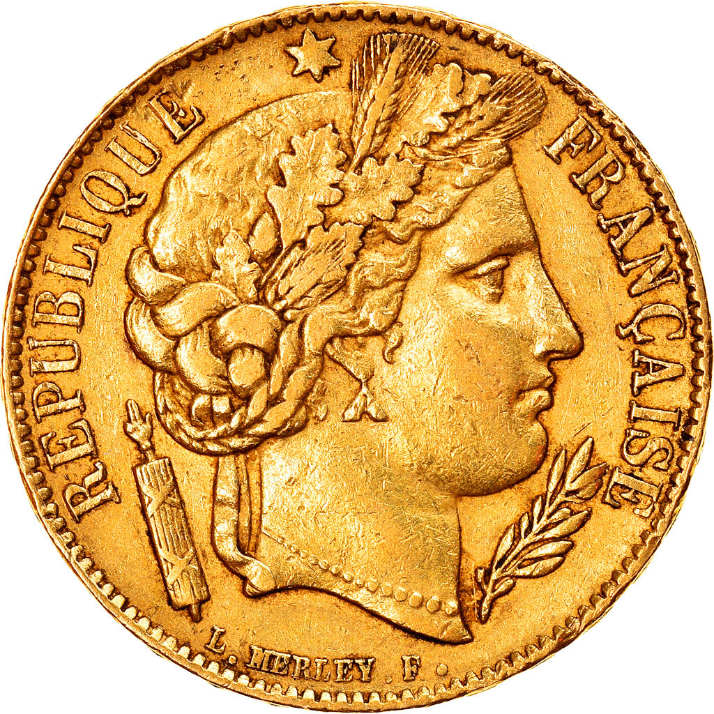 Moeda, França, Cérès, 20 Francs, 1851, Paris, EF(40-45), Dourado, KM:762