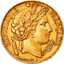 Moeda, França, Cérès, 20 Francs, 1851, Paris, EF(40-45), Dourado, KM:762