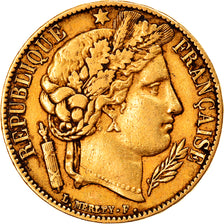 Moeda, França, Cérès, 20 Francs, 1851, Paris, EF(40-45), Dourado, KM:762