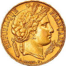 Münze, Frankreich, Cérès, 20 Francs, 1851, Paris, SS+, Gold, KM:762