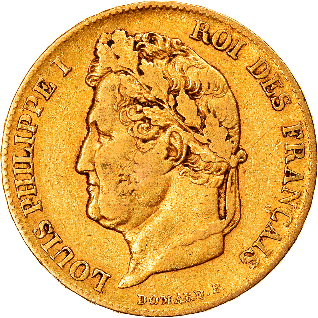 Munten, Frankrijk, Louis-Philippe, 20 Francs, 1840, Paris, FR+, Goud, KM:750.1