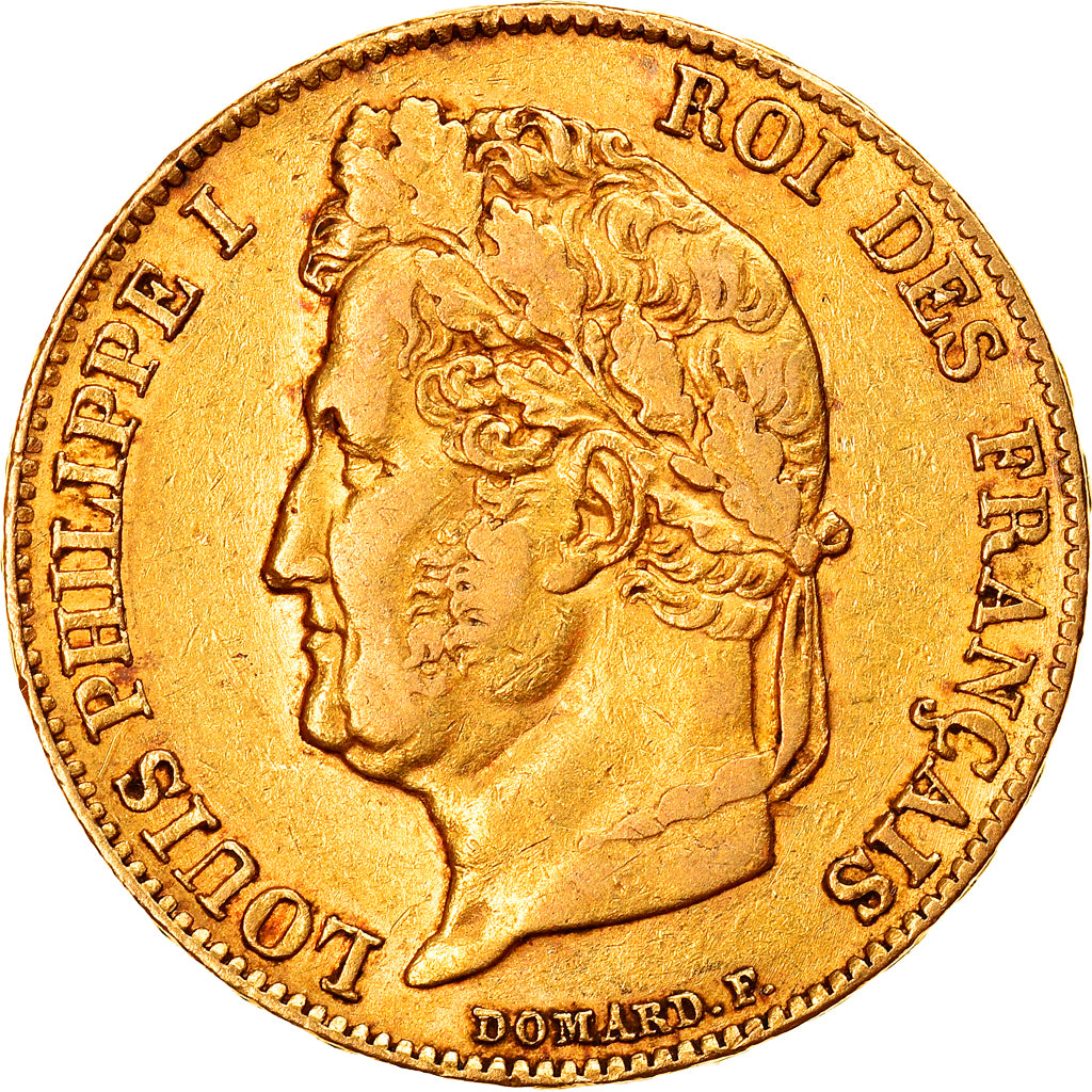 Monnaie, France, Louis-Philippe, 20 Francs, 1840, Paris, TTB, Or, Gadoury:1031