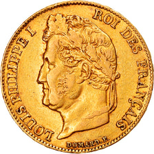 Monnaie, France, Louis-Philippe, 20 Francs, 1840, Paris, TTB, Or, Gadoury:1031