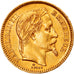 Moneda, Francia, Napoleon III, Napoléon III, 20 Francs, 1862, Paris, MBC, Oro