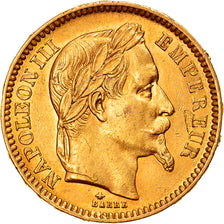 Münze, Frankreich, Napoleon III, 20 Francs, 1861, Paris, SS+, Gold, KM:801.1