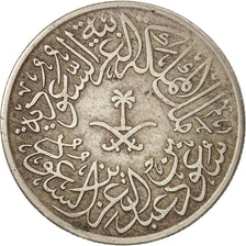 Saudi Arabia, UNITED KINGDOMS, 2 Ghirsh, 1957, EF(40-45), Copper-nickel, KM:41