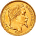 Moneta, Francja, Napoleon III, Napoléon III, 20 Francs, 1865, Paris, AU(55-58)