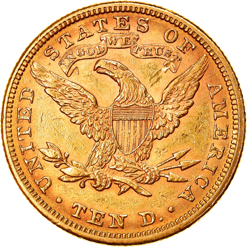 Munten, Verenigde Staten, Coronet Head, $10, Eagle, 1881, U.S. Mint