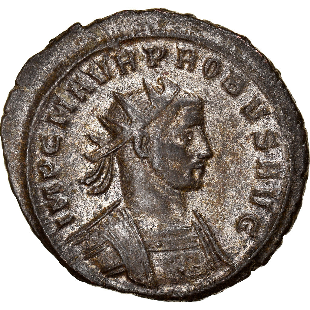 Coin, Probus, Antoninianus, 277, Siscia, AU(55-58), Billon, RIC:821