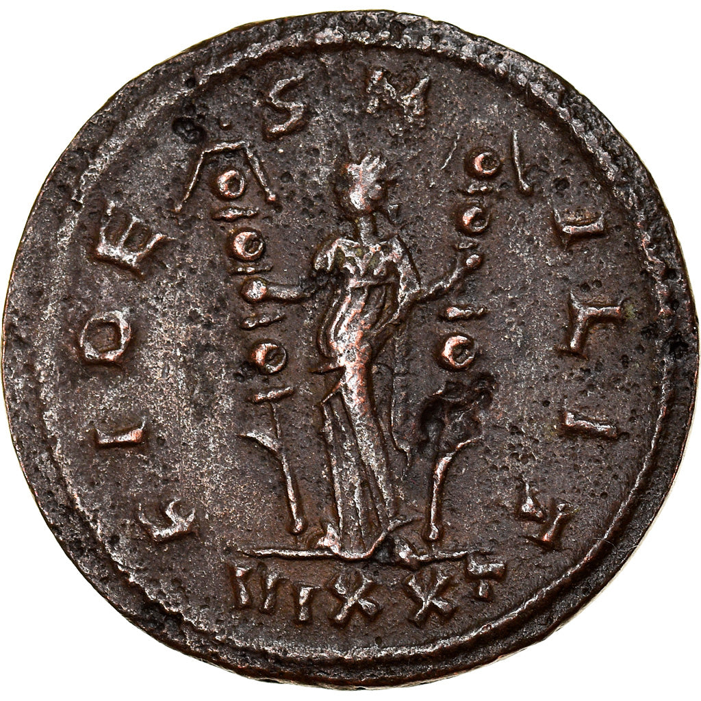 Coin, Probus, Antoninianus, 276, Ticinum, AU(50-53), Billon, RIC:365