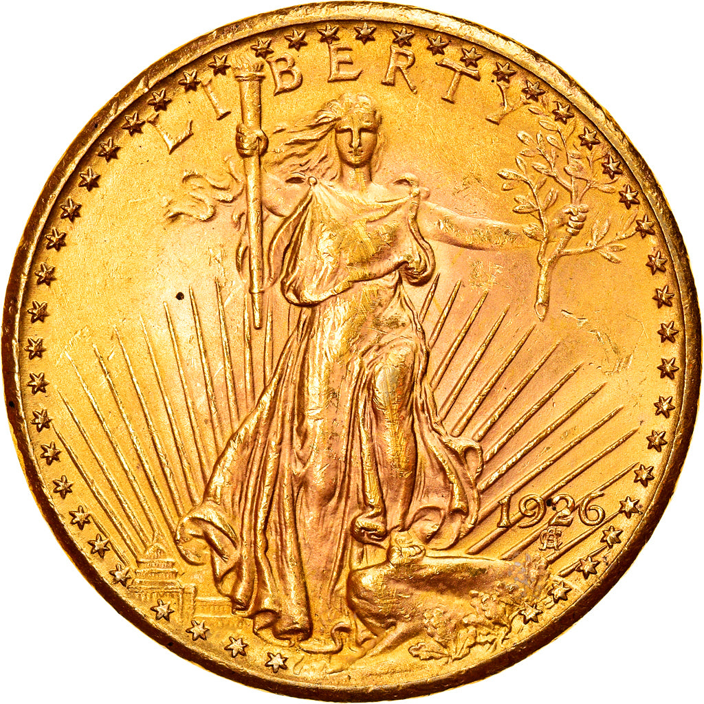 Münze, Vereinigte Staaten, Saint-Gaudens, $20, Double Eagle, 1926, U.S. Mint