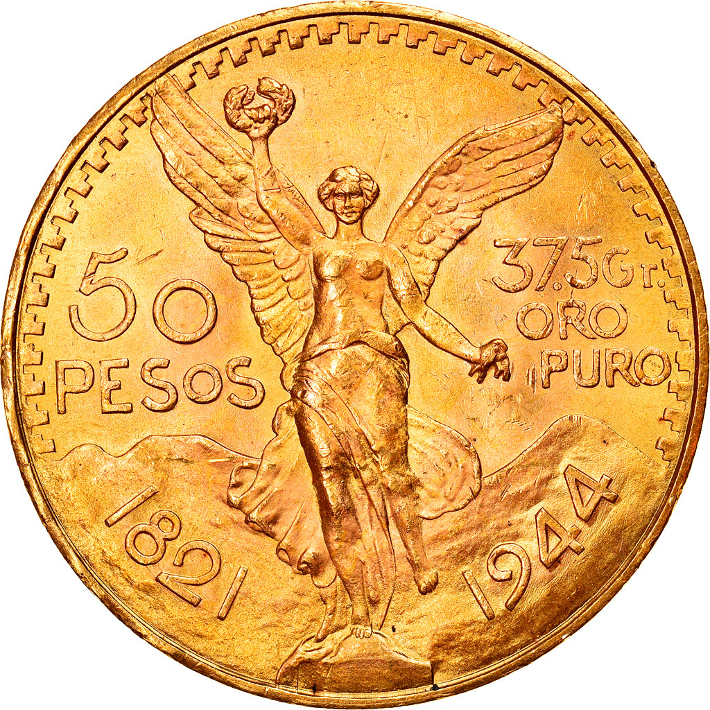 Monnaie, Mexique, 50 Pesos, 1944, Mexico City, SUP, Or, KM:481