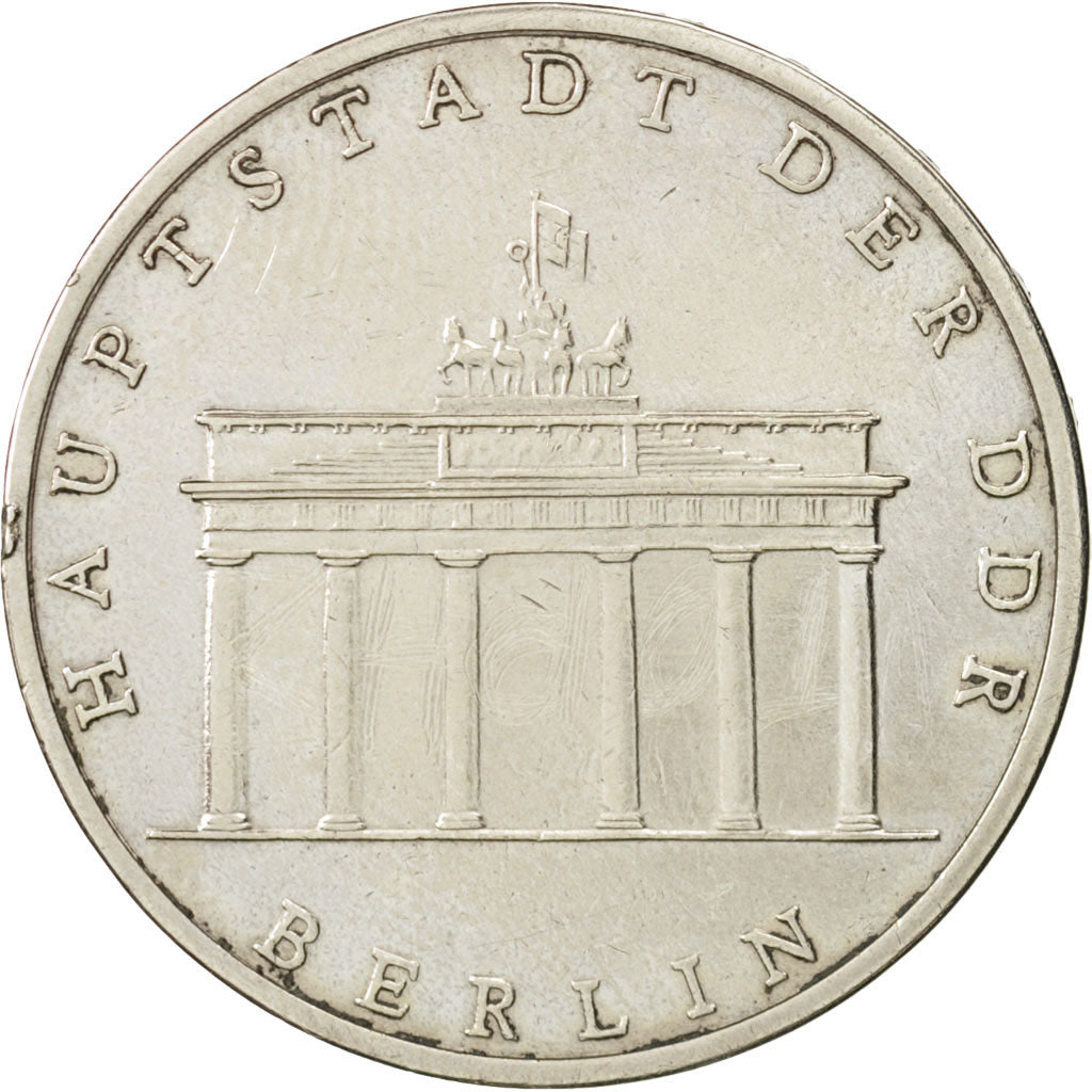 GERMAN-DEMOCRATIC REPUBLIC, 5 Mark, 1971, Berlin, AU(50-53), KM:29