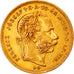 Moneta, Ungheria, Franz Joseph I, 8 Forint 20 Francs, 1874, Kremnitz, BB+, Oro