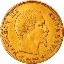 Moneta, Francja, Napoleon III, Napoléon III, 5 Francs, 1859, Paris, EF(40-45)
