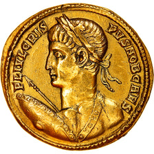 Coin, Crispus, Solidus, 323, Sirmium, AU(50-53), Gold, RIC:39
