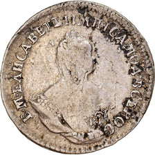 Coin, Russia, Elizabeth, 10 Kopeks, Grivennik, 1742, Moscow, VF(30-35), Silver