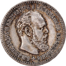 Münze, Russland, Alexander III, 25 Kopeks, 1894, St. Petersburg, SS+, Silber
