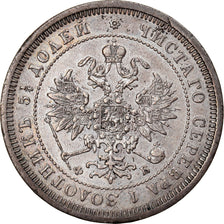 Münze, Russland, Alexander II, 25 Kopeks, 1859, Saint-Petersburg, SS+, Silber