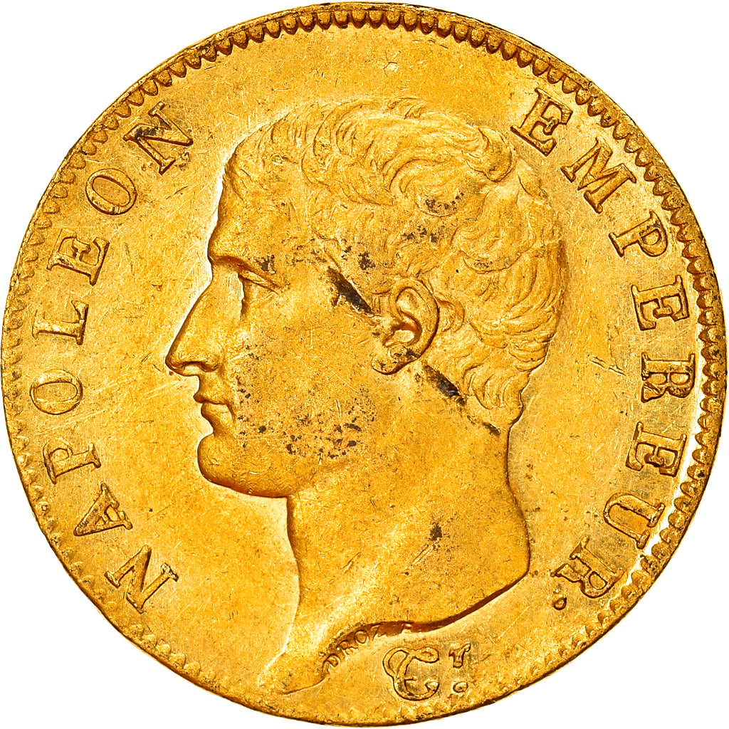 Moneta, Francja, Napoléon I, 20 Francs, AN 13, Paris, AU(55-58), Złoto