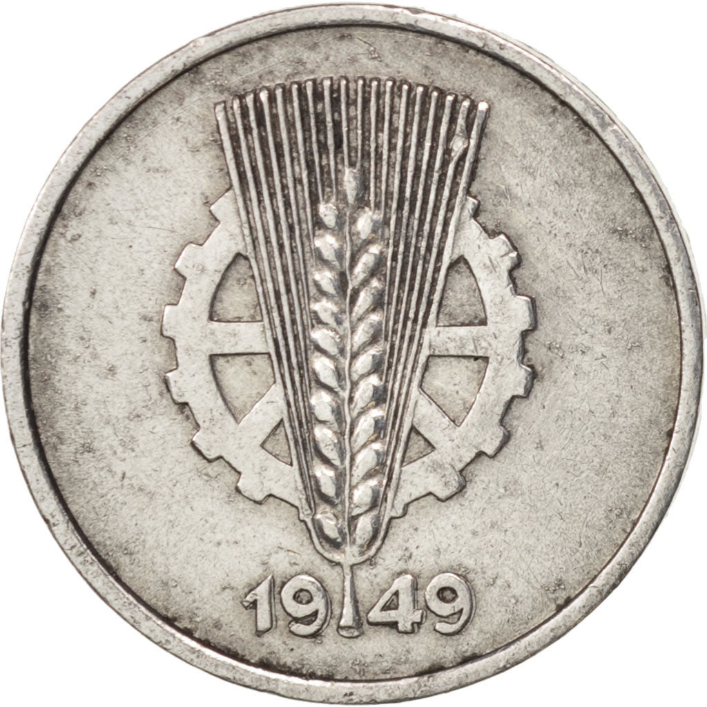 GERMAN-DEMOCRATIC REPUBLIC, Pfennig, 1949, Berlin, EF(40-45), Aluminum, KM:1