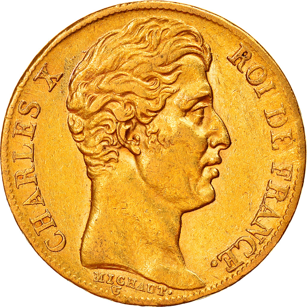 Monnaie, France, Charles X, 20 Francs, 1825, Paris, TTB+, Or, Gadoury:1029