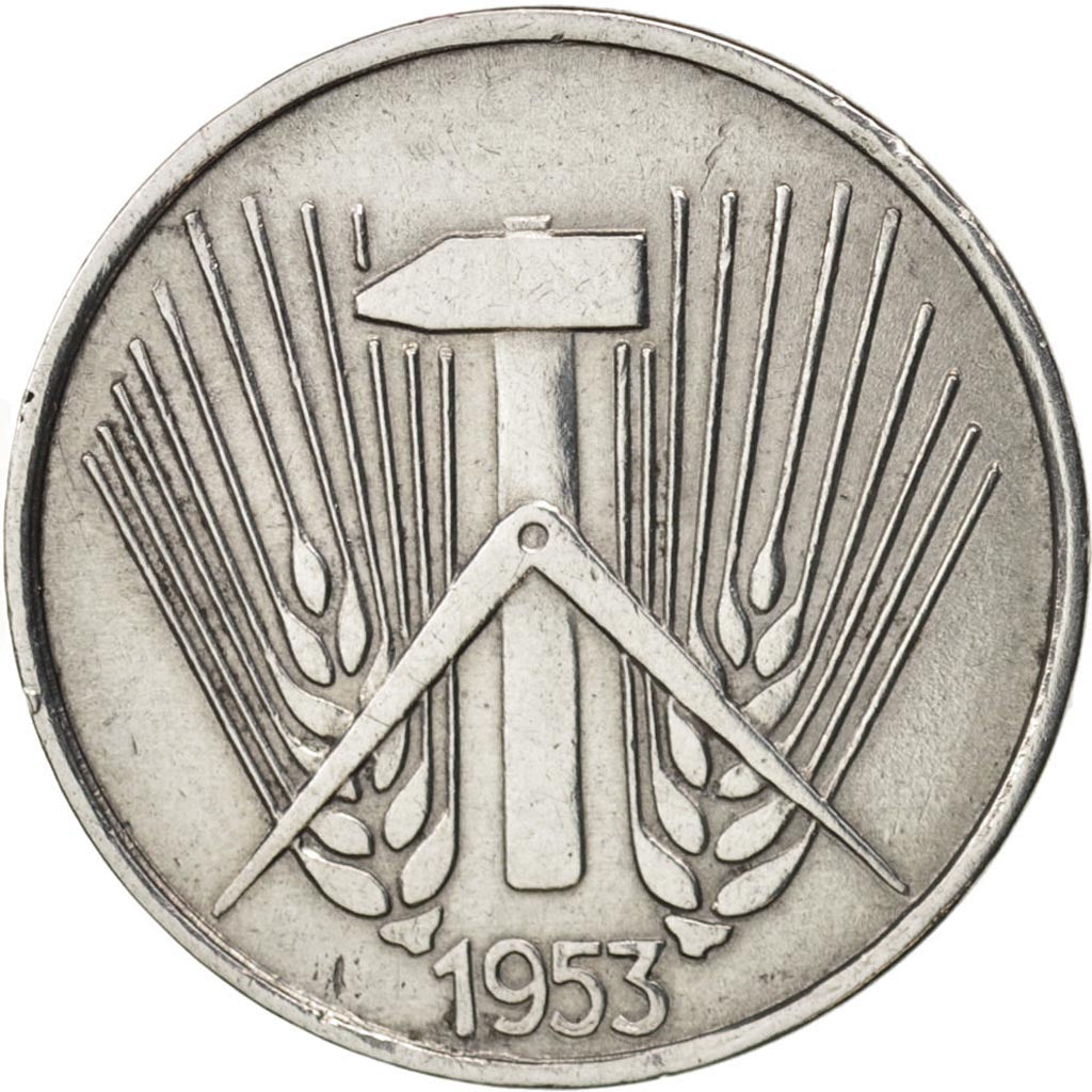 GERMAN-DEMOCRATIC REPUBLIC, Pfennig, 1953, Berlin, AU(55-58), Aluminum, KM:5
