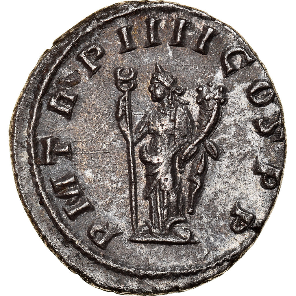 Coin, Philip II, Antoninianus, 247, Antioch, AU(50-53), Billon, RIC:232