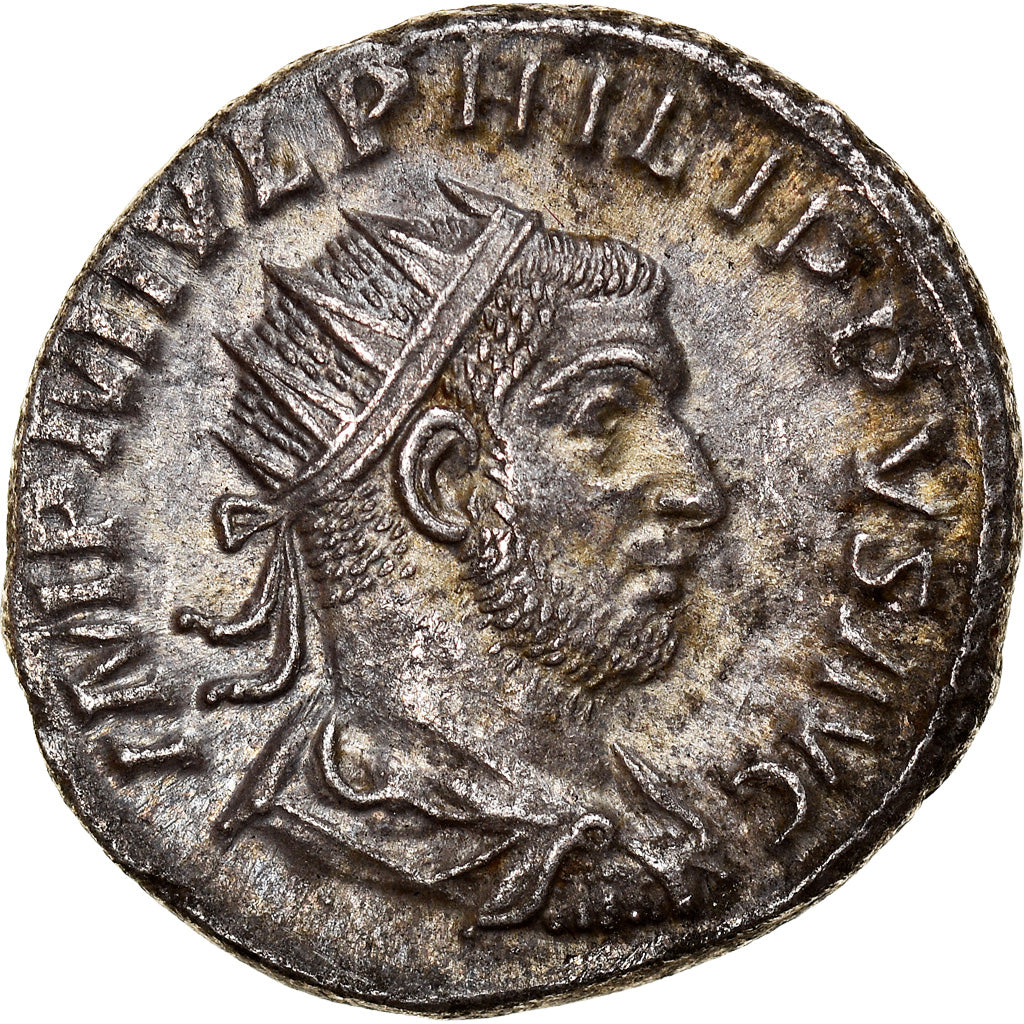 Coin, Philip I, Antoninianus, 247, Rome, AU(55-58), Billon, RIC:4.