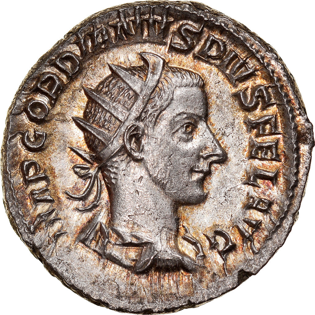 Coin, Gordian III, Antoninianus, 243-244, Rome, MS(60-62), Billon, RIC:144