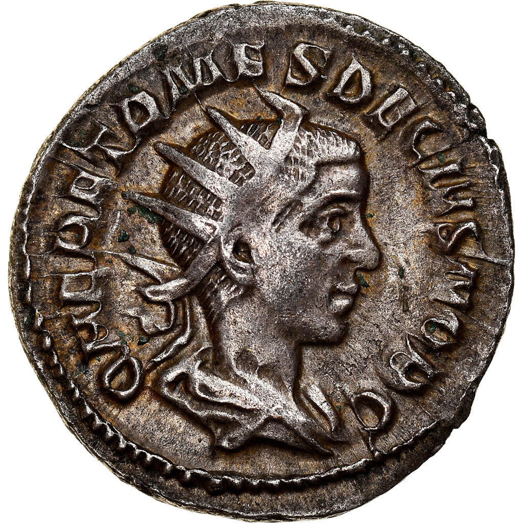 Coin, Herennius Etruscus, Antoninianus, 250, Rome, EF(40-45), Billon, RIC:147c