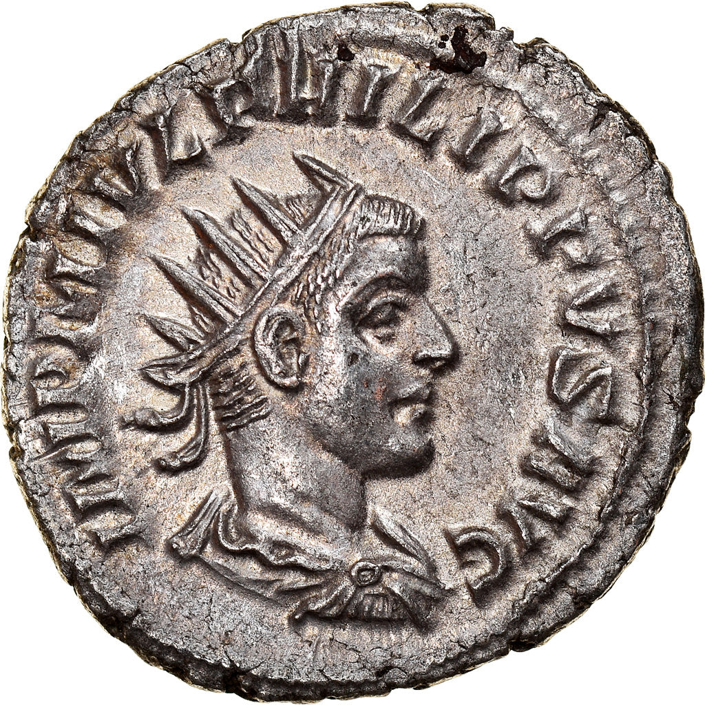 Coin, Philip II, Antoninianus, 249, Antioch, MS(60-62), Billon, RIC:236