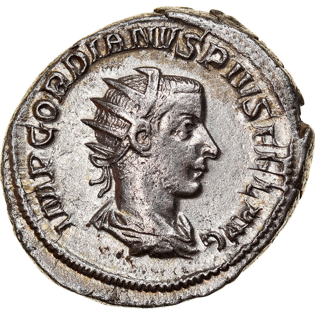 Coin, Gordian III, Antoninianus, 243, Roma, AU(50-53), Billon, RIC:156