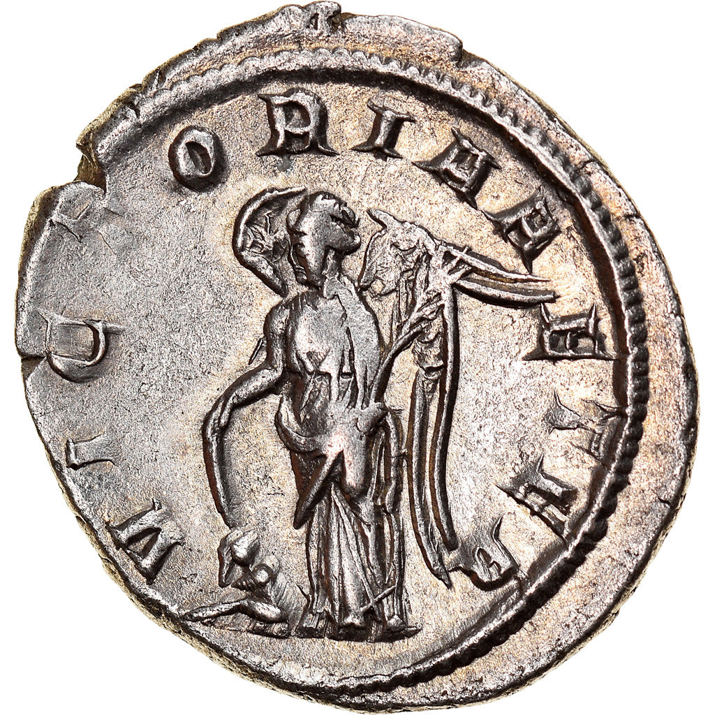 Coin, Gordian III, Antoninianus, 243, Roma, AU(50-53), Billon, RIC:156