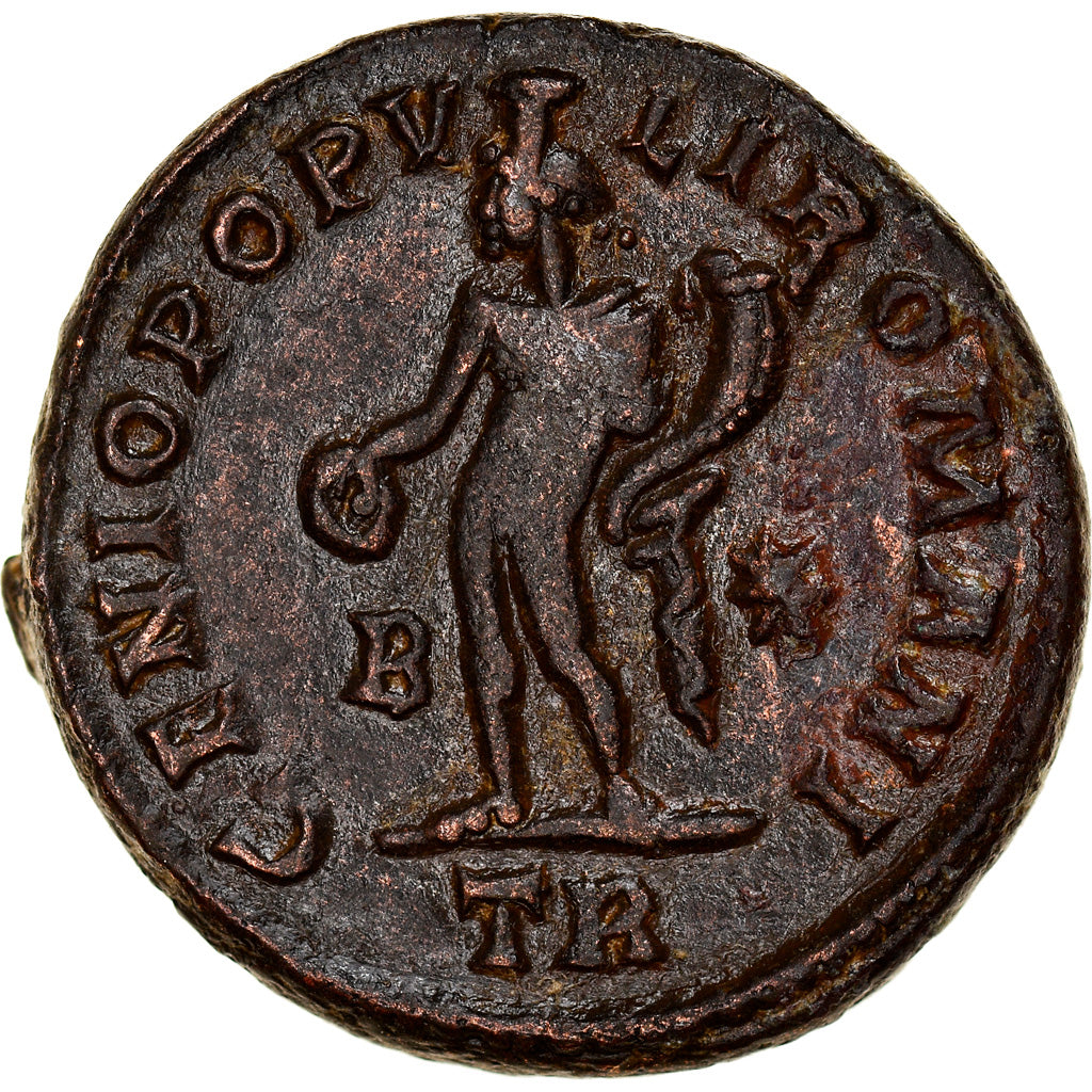 Münze, Constance Chlore, Follis, 298-299, Trier, SS+, Kupfer, RIC:343a