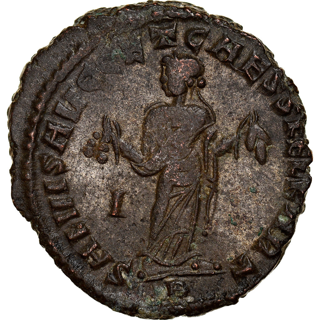 Coin, Maximianus, Follis, 305-306, Carthage, EF(40-45), Billon, RIC:39b