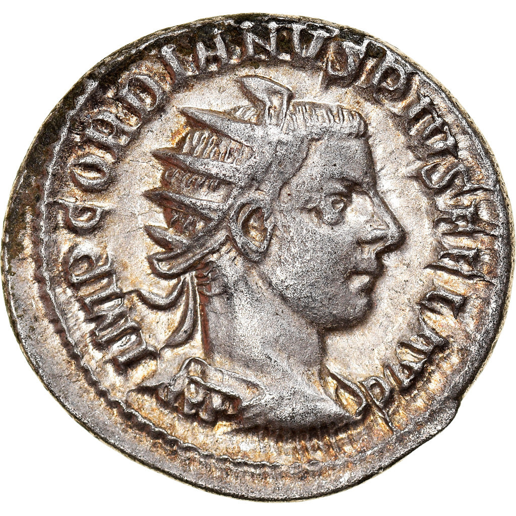 Coin, Gordian III, Antoninianus, 242-244, Antioch, AU(50-53), Billon, RIC:216