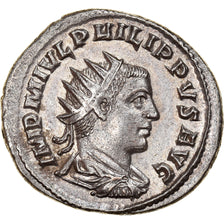 Monnaie, Philippe II, Antoninien, 247-249, Antioche, TTB+, Billon, RIC:241