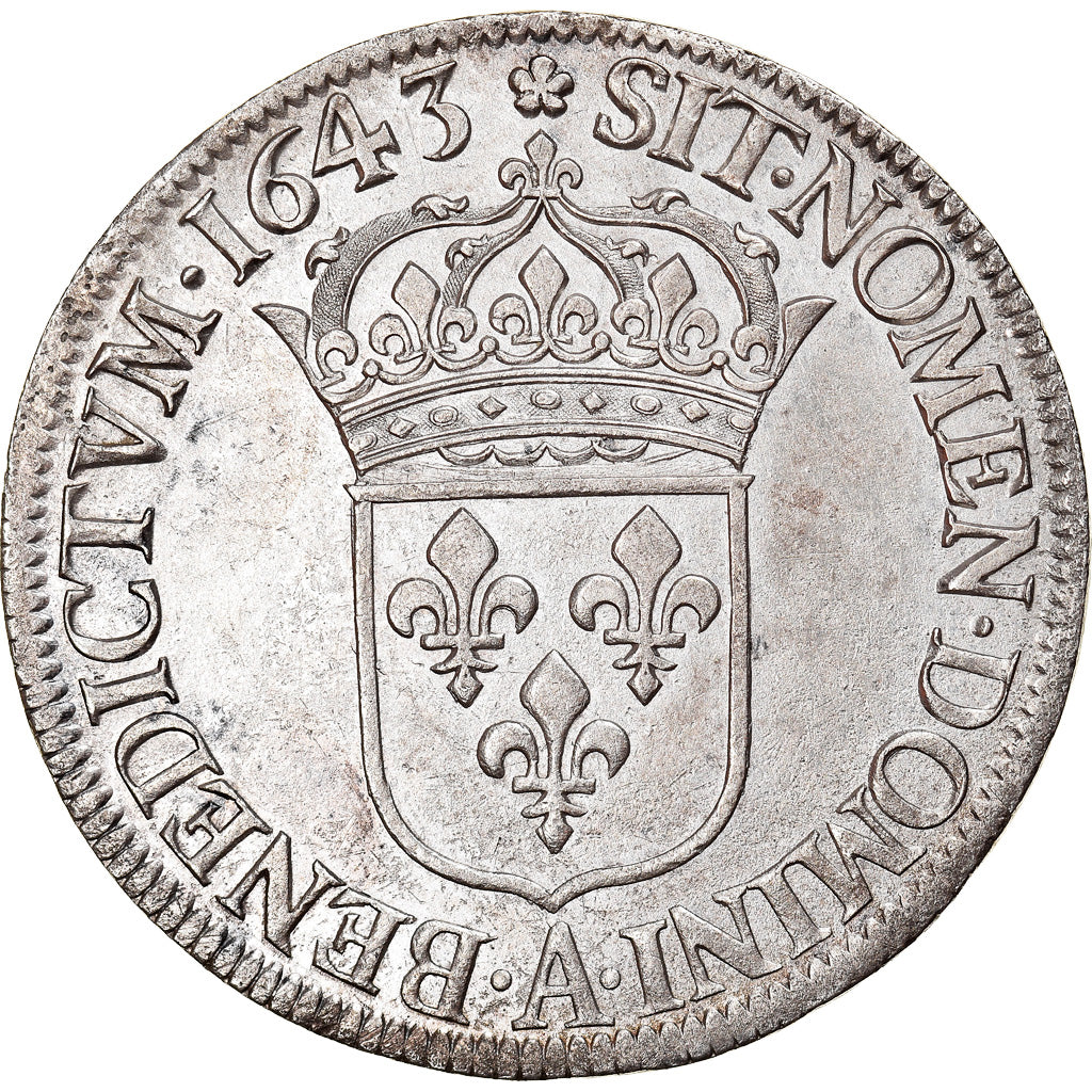 Moneta, Francja, Louis XIII, Écu de 60 Sols, deuxième poinçon de Warin, Ecu