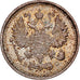 Münze, Russland, Nicholas II, 10 Kopeks, 1915, Petrograd, UNZ, Silber, KM:20a.3