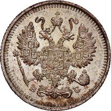 Munten, Rusland, Nicholas II, 10 Kopeks, 1914, Saint-Petersburg, PR, Zilver