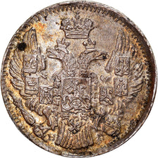 Coin, Russia, Nicholas I, 5 Kopeks, 1837, Saint-Petersburg, MS(63), Silver