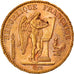 Moeda, França, Génie, 20 Francs, 1889, Paris, AU(55-58), Dourado, KM:825