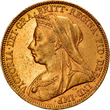 Moneta, Australia, Victoria, Sovereign, 1898, Sydney, AU(50-53), Złoto, KM:13