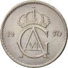 Coin, Sweden, Gustaf VI, 50 Öre, 1970, AU(55-58), Copper-nickel, KM:837