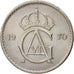 Moneta, Svezia, Gustaf VI, 50 Öre, 1970, SPL-, Rame-nichel, KM:837