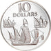 Coin, TRINIDAD & TOBAGO, 10 Dollars, 1983, Franklin Mint, Proof, MS(65-70)