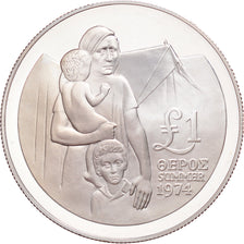 Moneta, Cipro, Pound, 1976, Proof, FDC, Argento, KM:46a